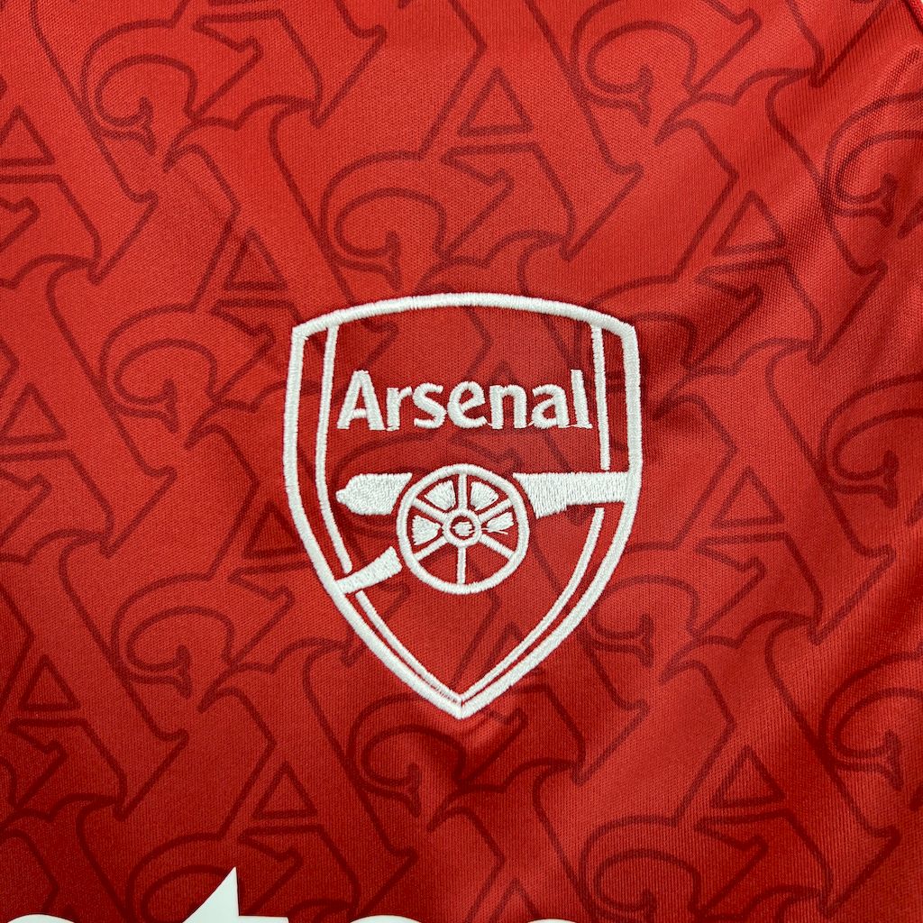 Camisa Arsenal Home 2025/26 Vermelha - Modelo Torcedor