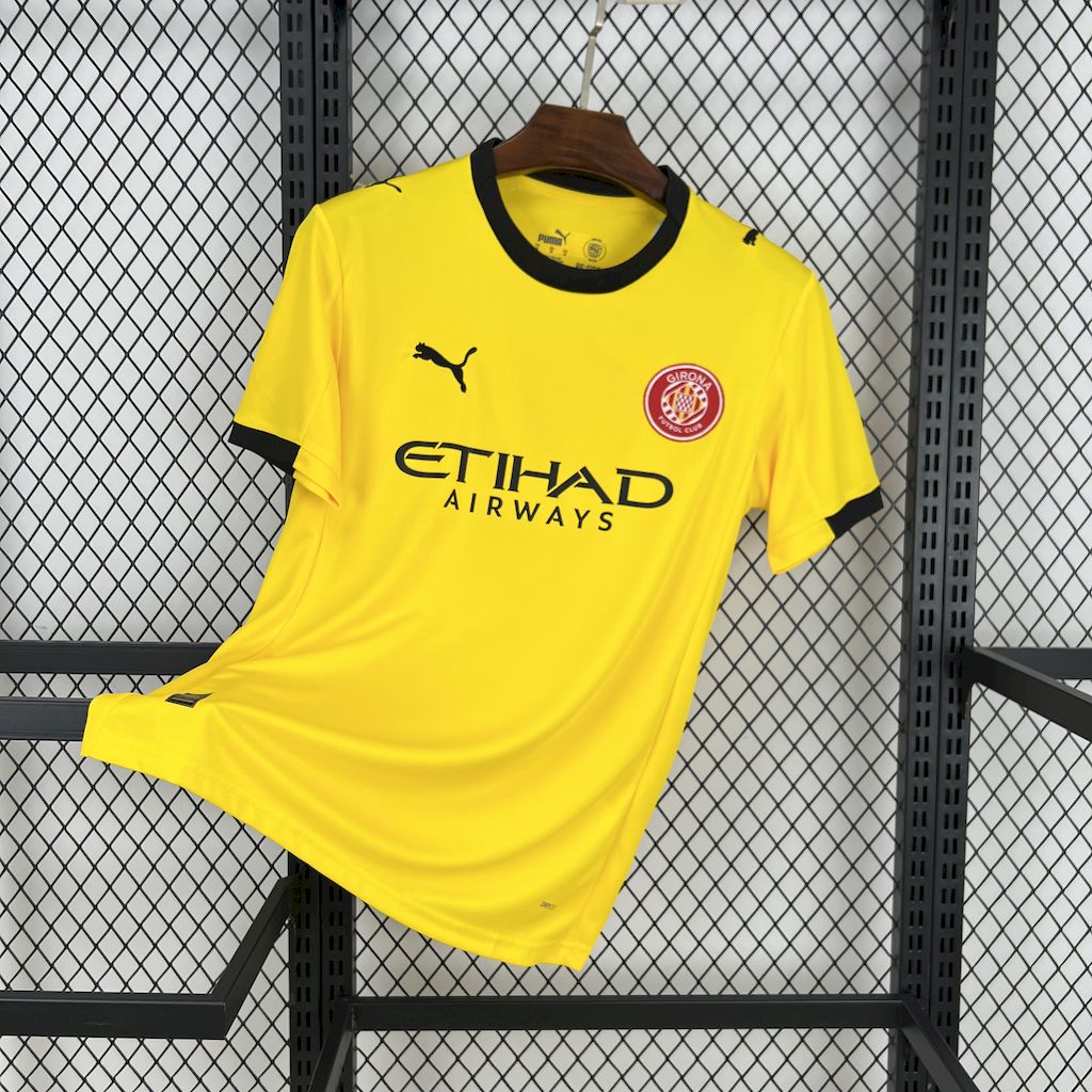 Camisa Girona Away 2025/26 Amarela - Versão Torcedor