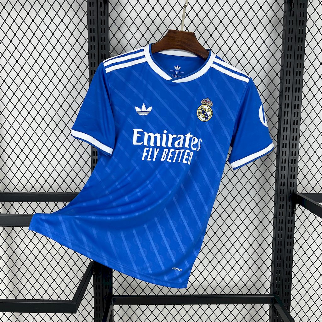 Camisa Real Madrid IlI 2025/26 Azul - Modelo Torcedor
