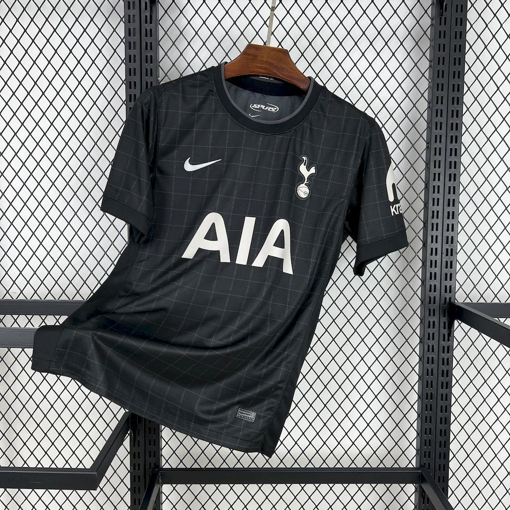 Camisa Tottenham Away 2025/26 Preta - Versão Torcedor
