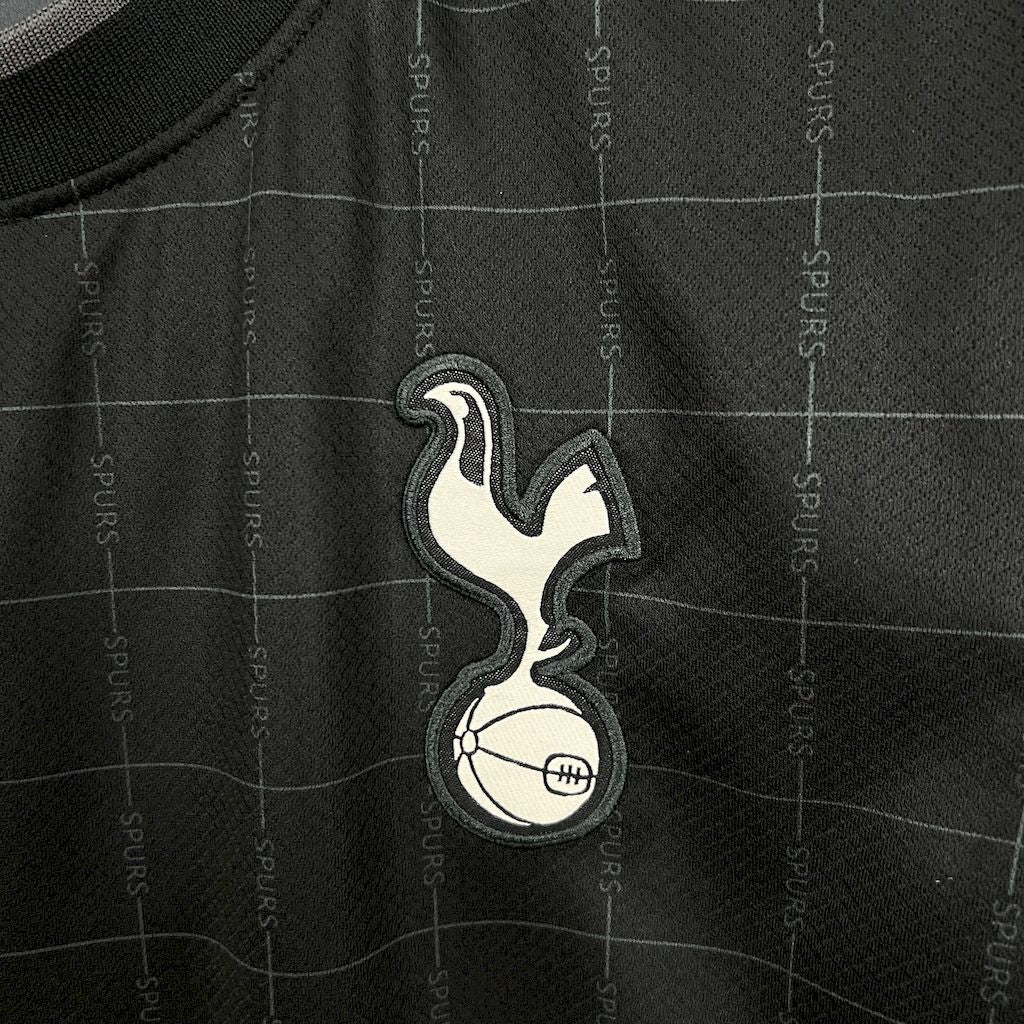 Camisa Tottenham Away 2025/26 Preta - Versão Torcedor
