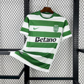 Camisa Sporting Home 2025/26 Verde e Branca - Modelo Torcedor