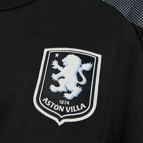Camisa Aston Villa Away 2025/26 Preta - Versão Torcedor