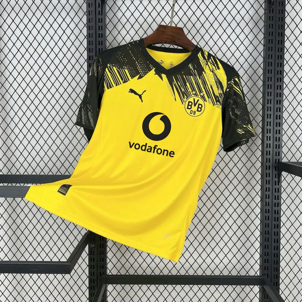 Camisa Borussia Dortmund Home 2025/26 Amarela e Preta - Modelo Torcedor