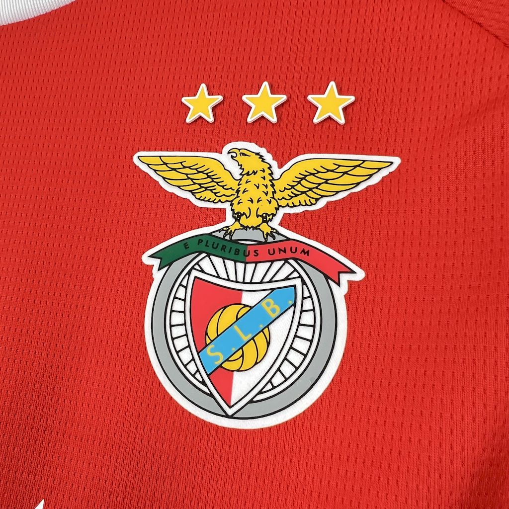 Camisa Benfica l 2025/26 Vermelha - Modelo Torcedor