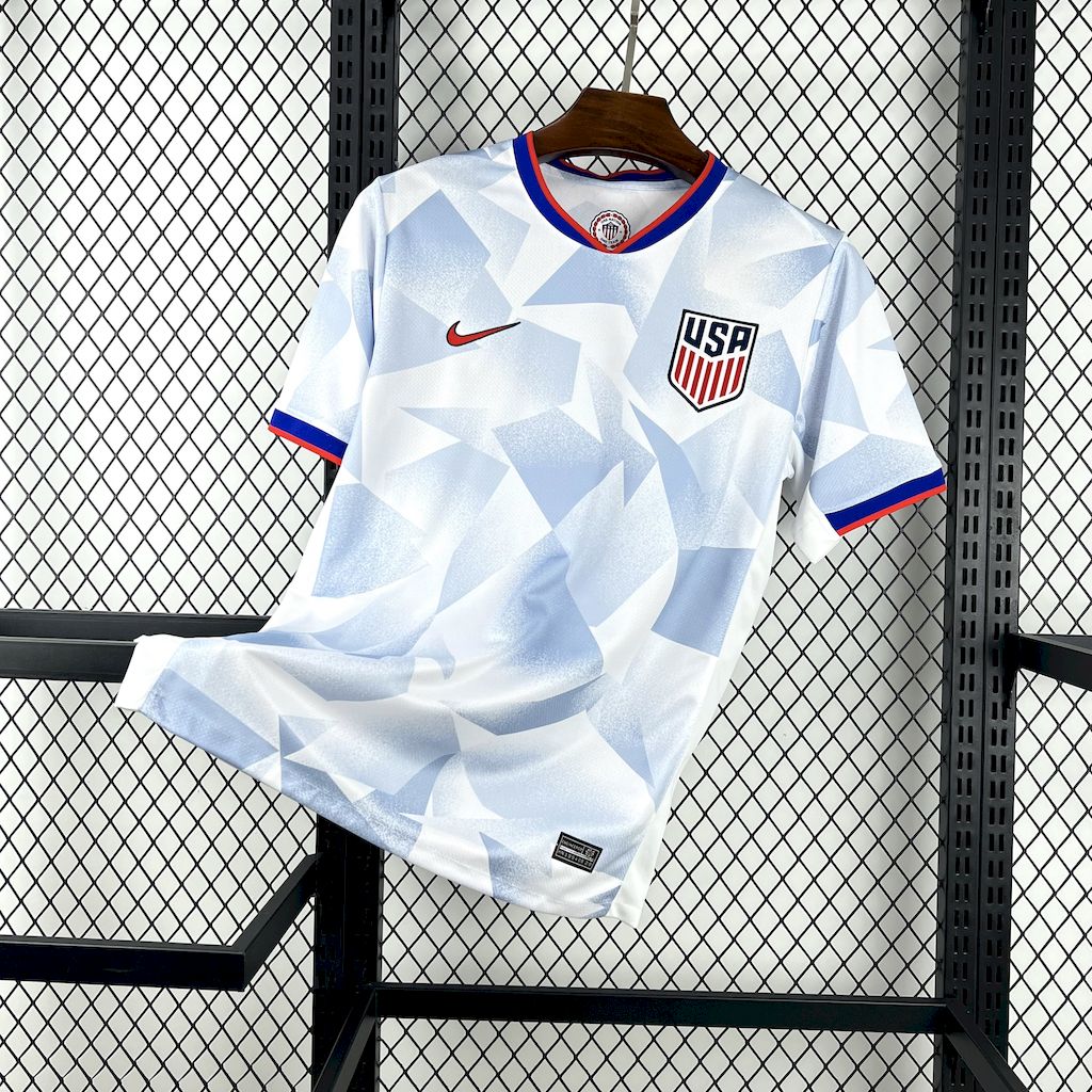 Camisa Seleção EUA I 2025 Branca - Versão Torcedor