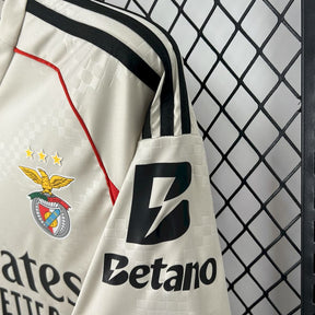 Camisa Benfica lI 2025/26 Bege - Modelo Torcedor