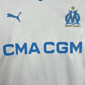 Camisa Olympique de Marseille Home 2025/26 Branca - Modelo Torcedor