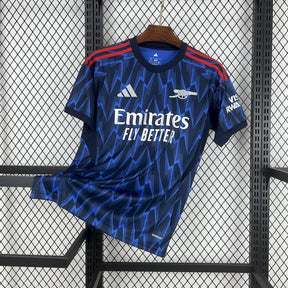 Camisa Arsenal Away 2025/26 Azul - Modelo Torcedor