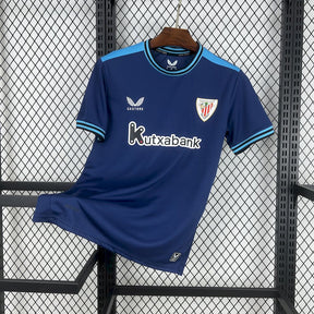 Camisa Athletic Bilbao Away 2025/26 Azul - Modelo Torcedor