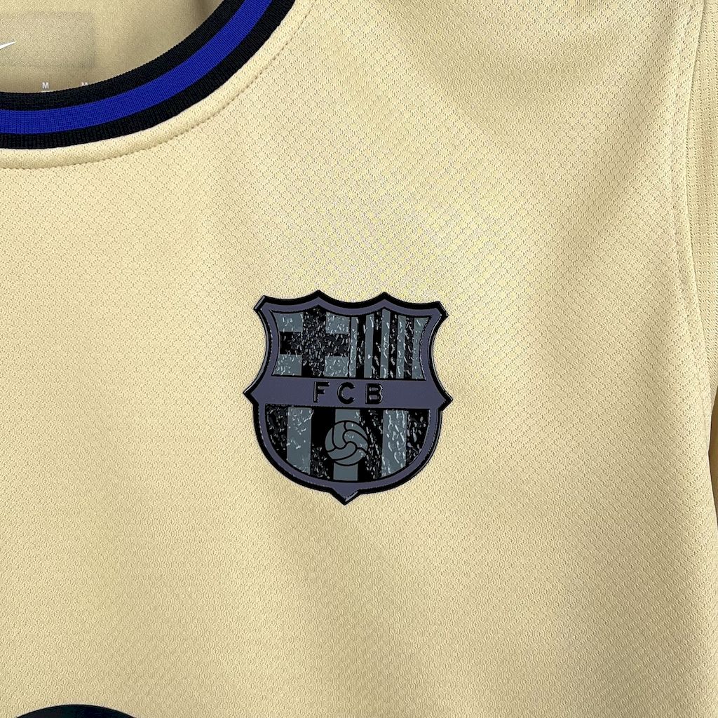 Camisa Barcelona Away 2025/26 Amarela - Modelo Torcedor