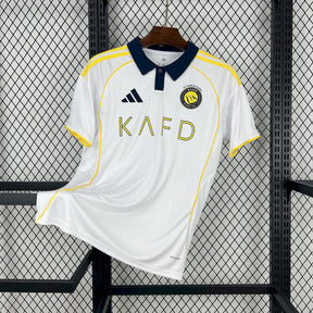 Camisa Al-Nassr Third 2025/26 Branca - Modelo Torcedor