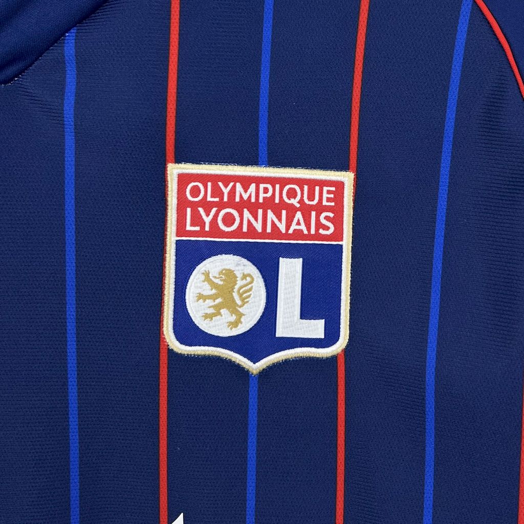 Camisa Lyon Away 2025/26 Azul - Modelo Torcedor