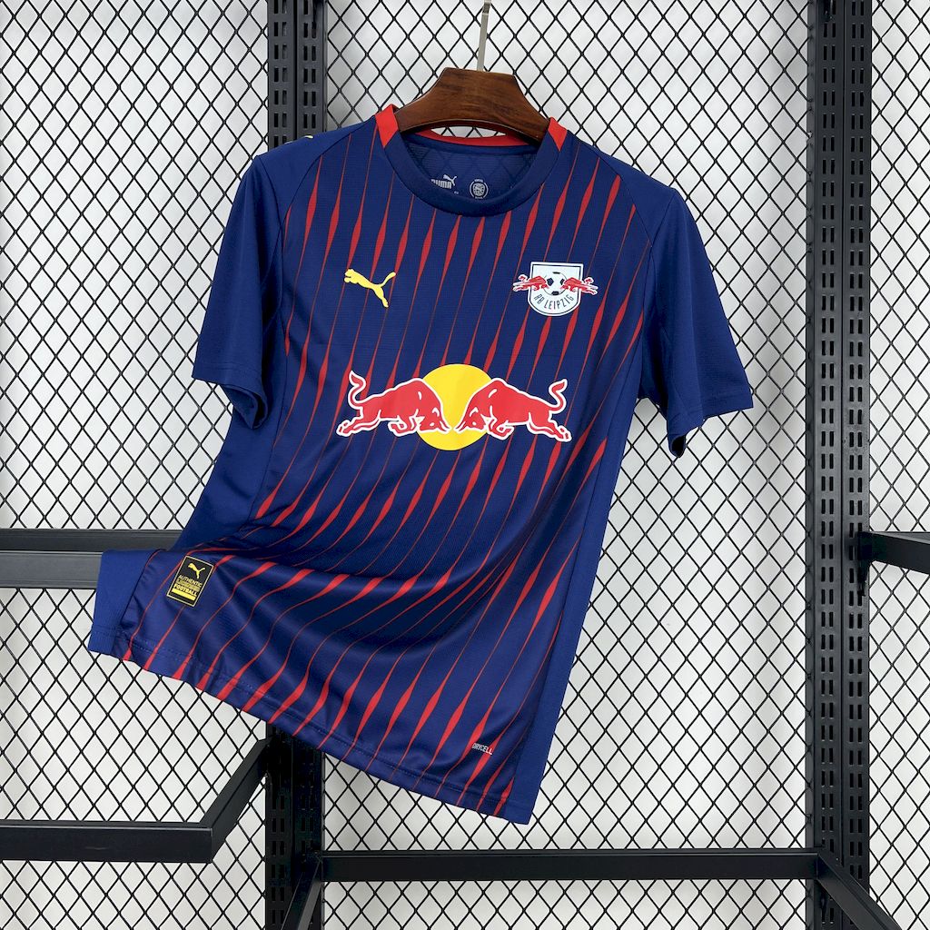 Camisa RB Leipzig Away 2025/26 Azul - Modelo Torcedor
