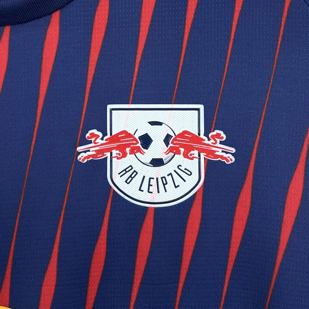 Camisa RB Leipzig Away 2025/26 Azul - Modelo Torcedor