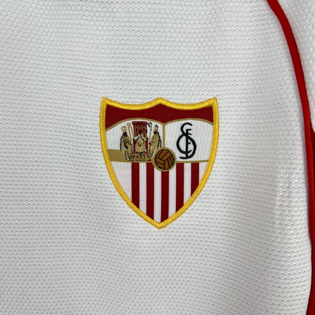 Camisa Sevilla Home 2025/26 Branca - Versão Torcedor