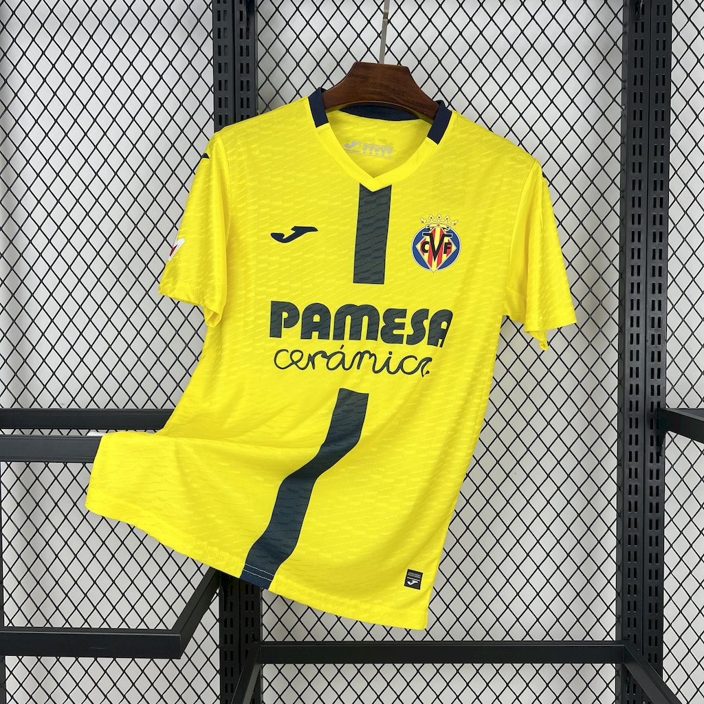 Camisa Villareal Home 2025/26 Amarela - Versão Torcedor
