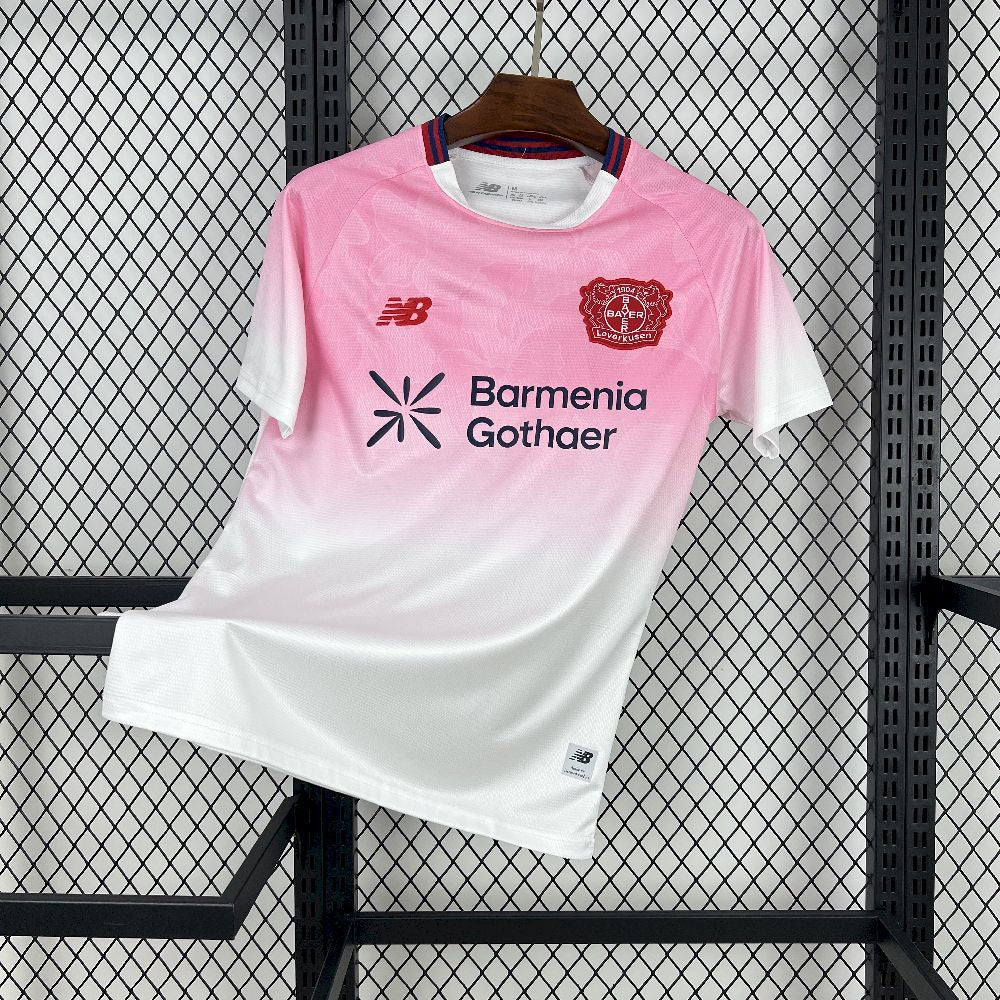 Camisa Bayer 04 Leverkusen Away 2025/26 Branca - Modelo Torcedor