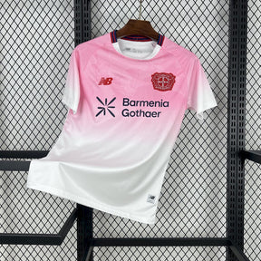 Camisa Bayer 04 Leverkusen Away 2025/26 Branca - Modelo Torcedor