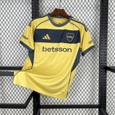 Camisa Boca Juniors Away 2025/26 Amarelo e Azul - Modelo Torcedor