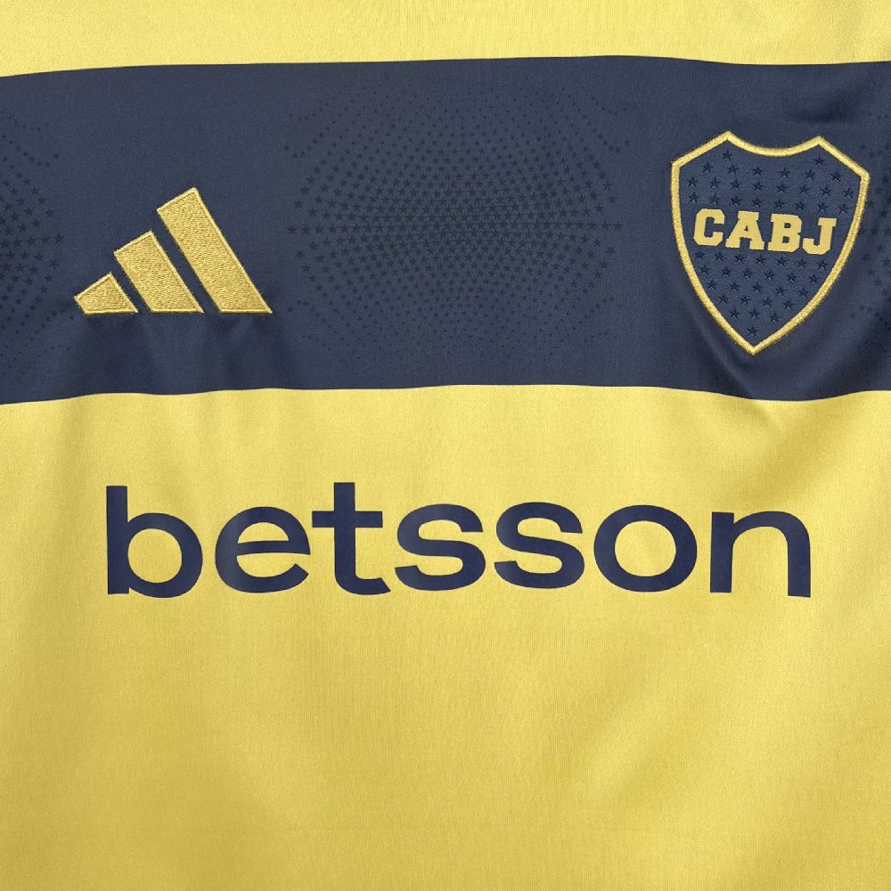 Camisa Boca Juniors Away 2025/26 Amarelo e Azul - Modelo Torcedor