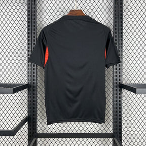 Camisa Benfica Pré-Jogo 2025/26 Preta  - Modelo Torcedor