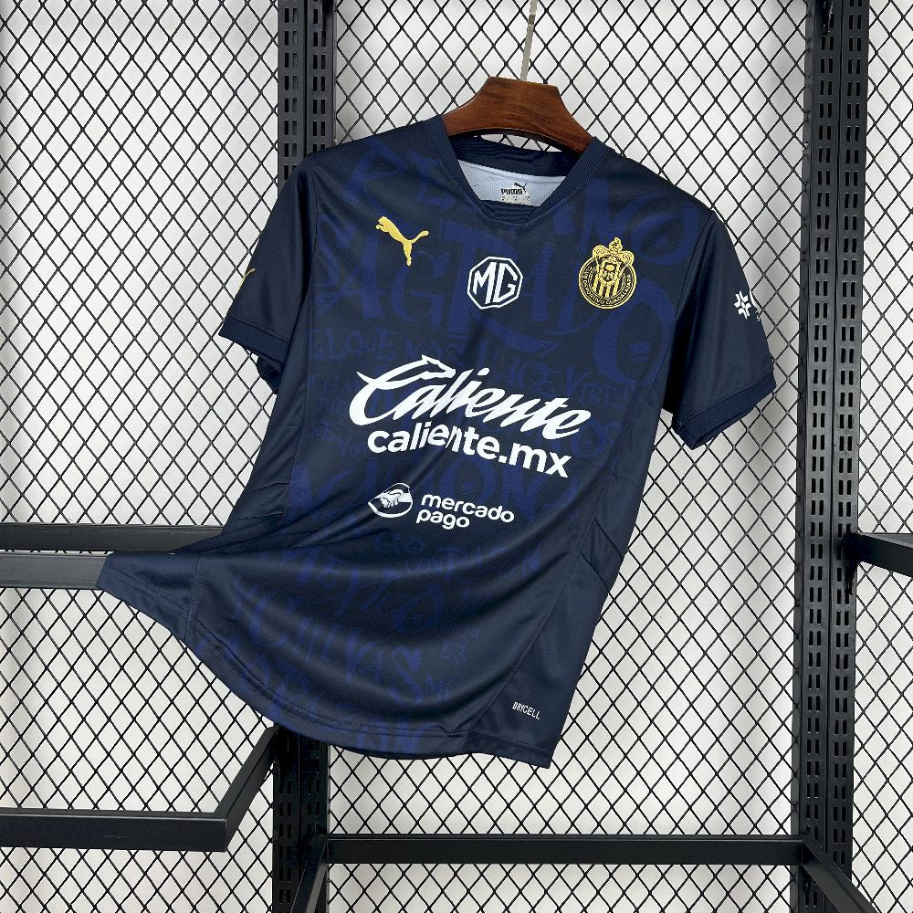 Camisa Clube Chivas Away 2025/26 Azul - Versão Torcedor