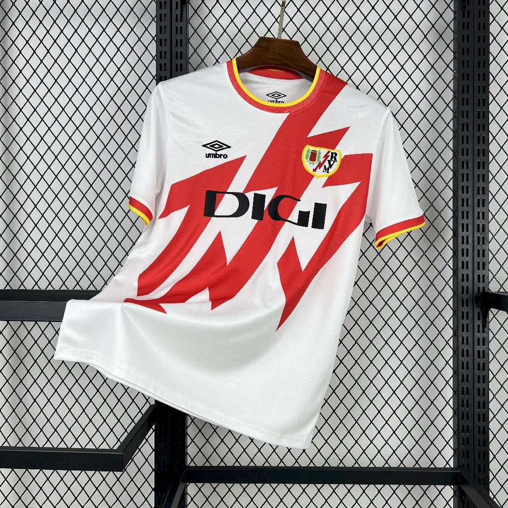 Camisa Rayo Vallecano Away 2025/26 Branca - Versão Torcedor