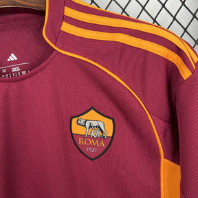 Camisa Roma Home 2025/26 Vinho - Modelo Torcedor