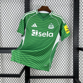 Camisa Newcastle Away 2025/26 Verde - Modelo Torcedor