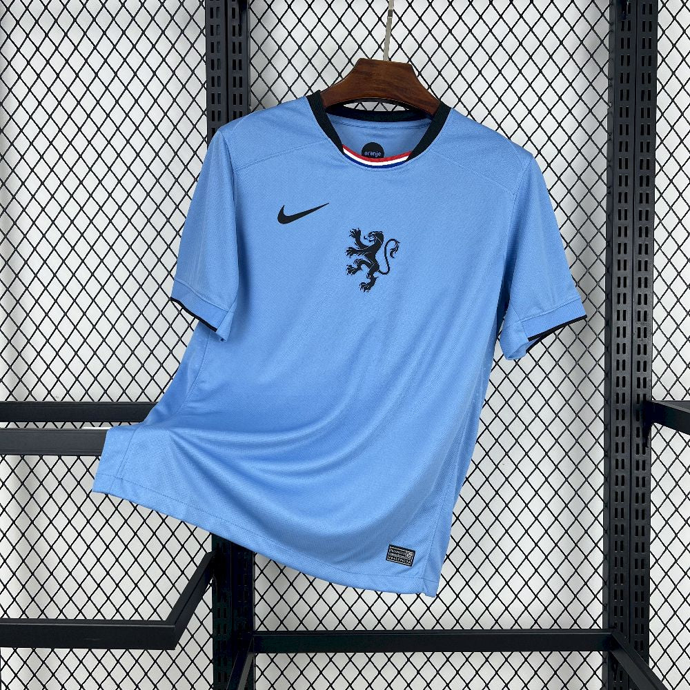 Camisa Seleção Holanda II 2025 Azul - Versão Torcedor