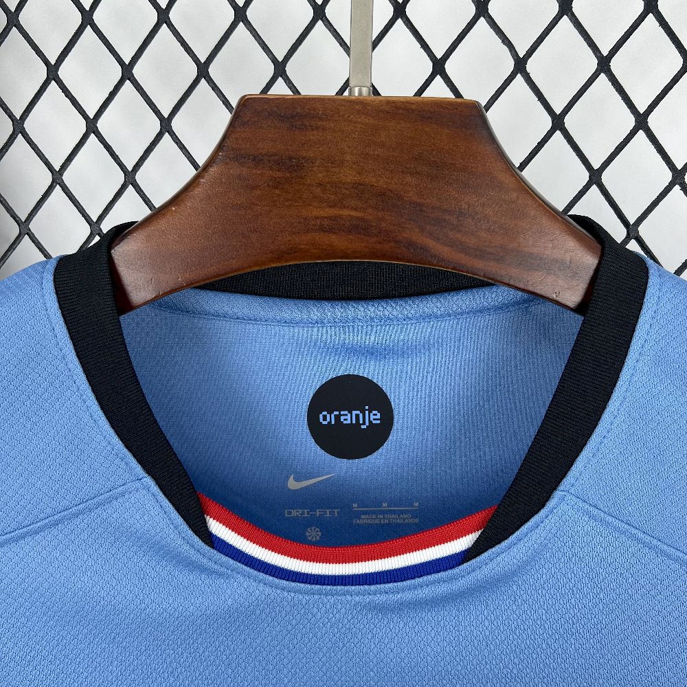 Camisa Seleção Holanda II 2025 Azul - Versão Torcedor