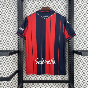 Camisa Bologna Home 2025/26 Vermelho e Azul - Versão Torcedor