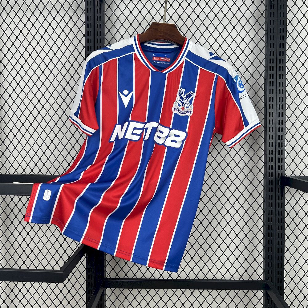 Camisa Crystal Palace 2025/26 Azul e Vermelha - Versão Torcedor
