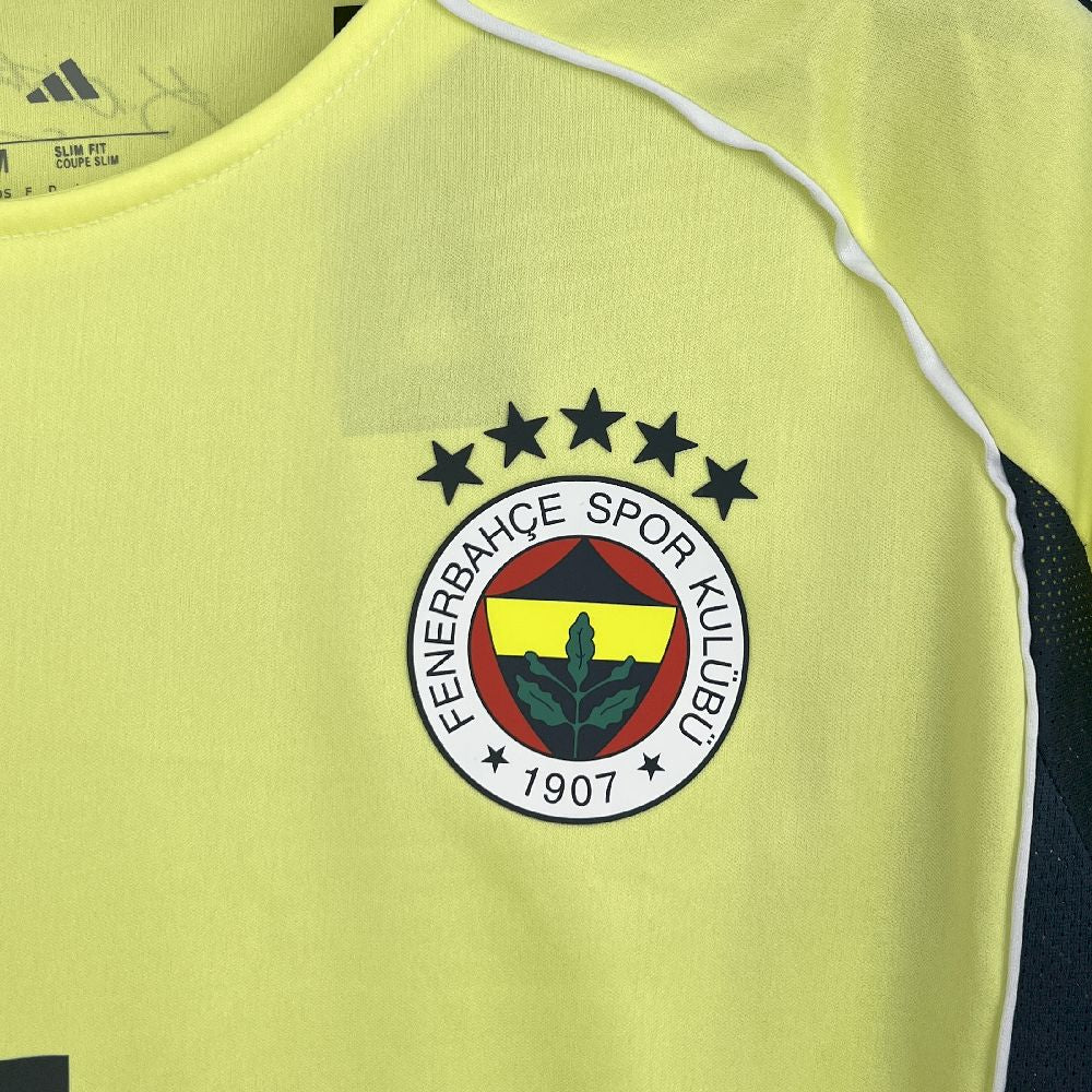 Camisa Fenerbahçe Away 2025/26 Amarelo - Modelo Torcedor