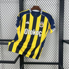Camisa Fenerbahçe Home 2025/26 Amarelo e Preto - Modelo Torcedor