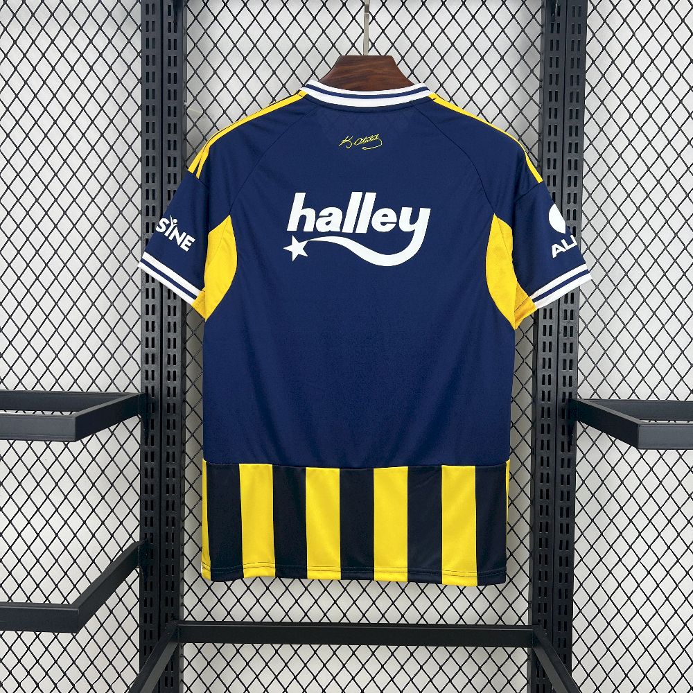 Camisa Fenerbahçe Home 2025/26 Amarelo e Preto - Modelo Torcedor