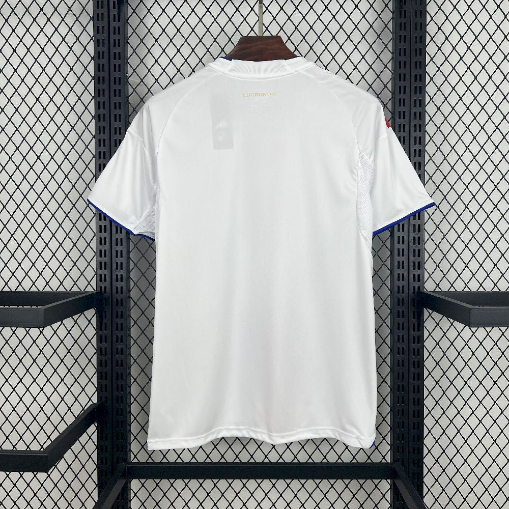 Camisa Lyon Home 2025/26 Branca - Modelo Torcedor