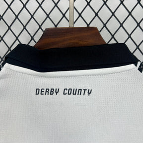 Camisa Derby County Home 2025/26 Branca - Versão Torcedor