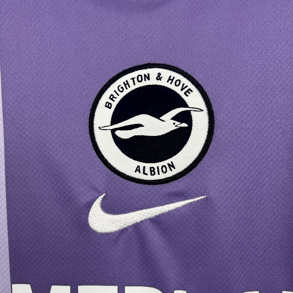 Camisa Brighton Away 2025/26 Lilás - Versão Torcedor