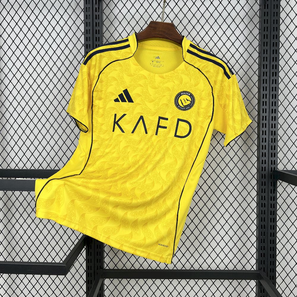 Camisa Al-Nassr Home 2025/26 Amarelo - Modelo Torcedor