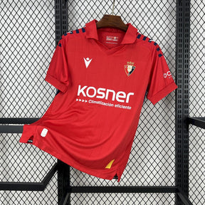 Camisa Osasuna Home 2025/26 Vermelha- Versão Torcedor