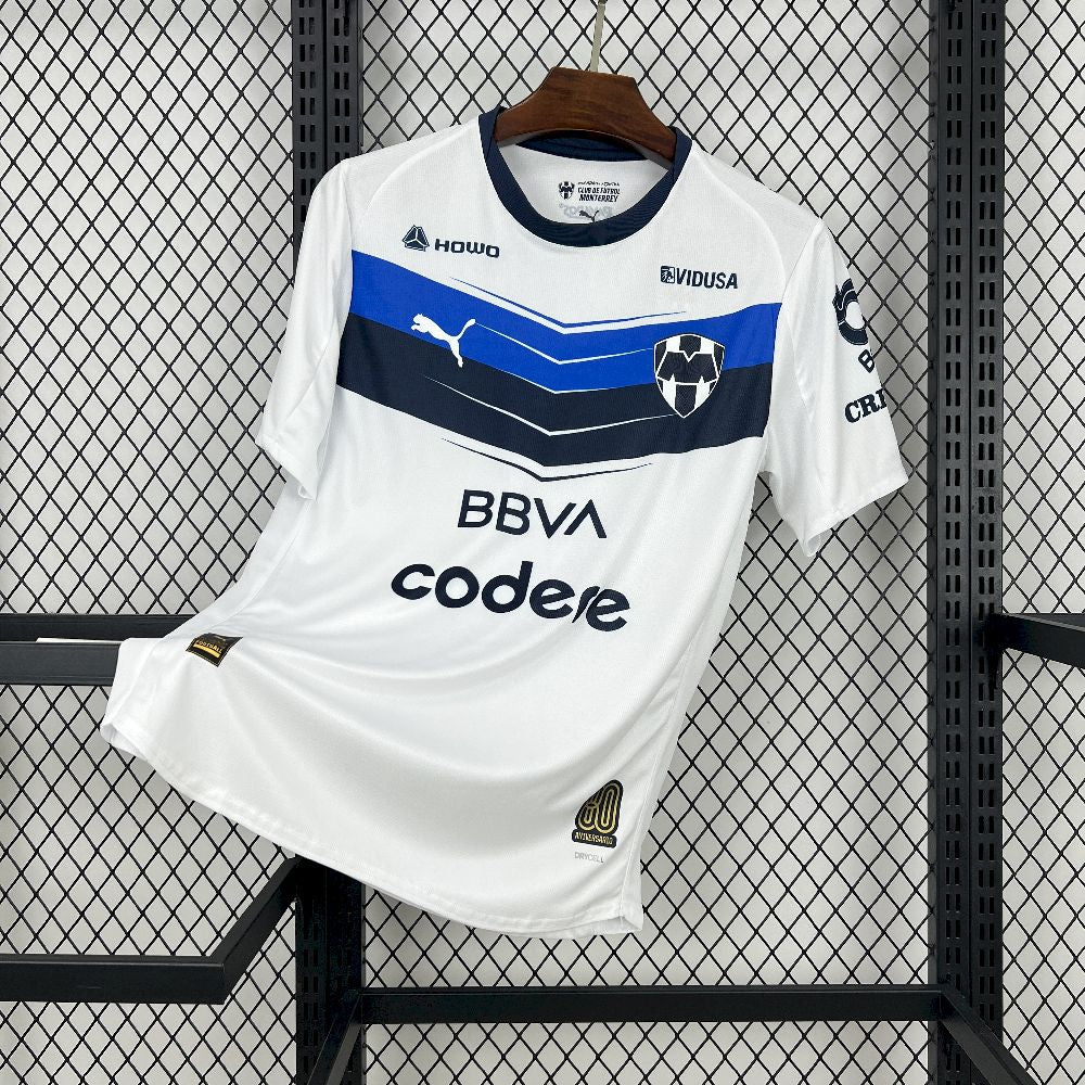 Camisa Monterrey Away 2025/26 Branca - Versão Torcedor