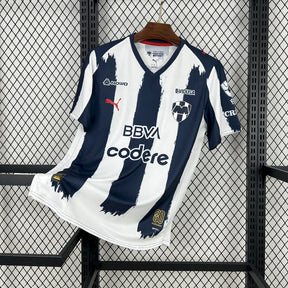 Camisa Monterrey Home 2025/26 Azul e Branca - Versão Torcedor