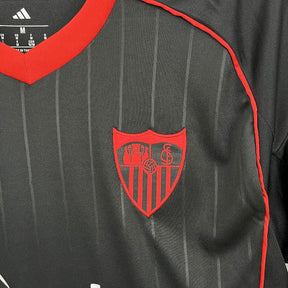 Camisa Sevilla Third 2025/26 Preta - Versão Torcedor