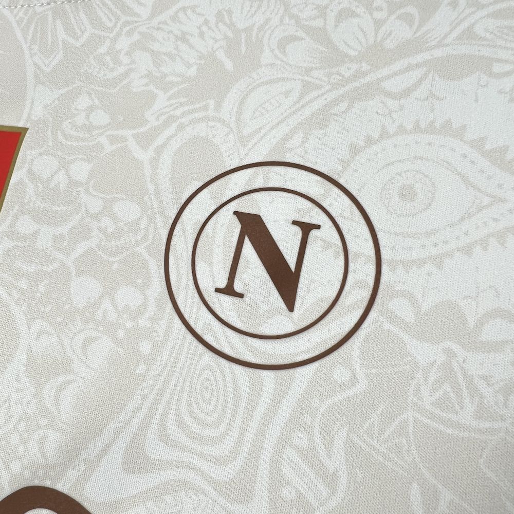 Camisa Napoli Away 2025/26 Branca - Versão Torcedor