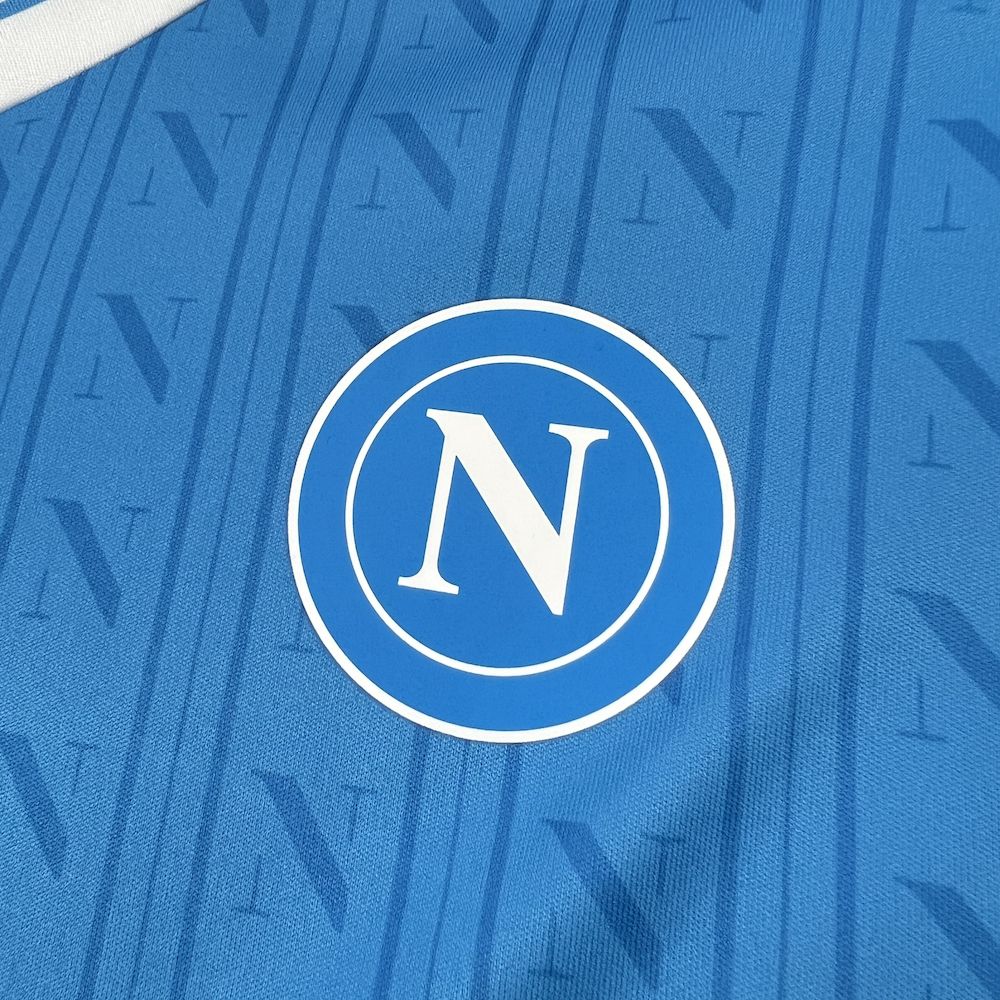 Camisa Napoli Home 2025/26 Azul - Versão Torcedor