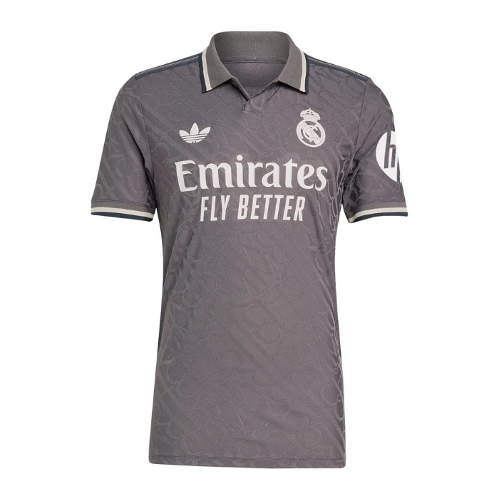 Camisa Real Madrid lII 2024/25 Cinza - Modelo Torcedor