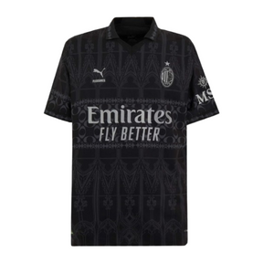 Camisa AC Milan IIII 2024/25 Preto - Modelo Torcedor