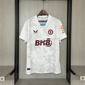 Camisa Aston Villa II 2023/24 Branca - Versão Torcedor